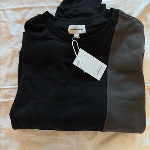 Black and Gray Men's Sweater